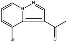 1-(4-Bromo-pyrazolo[1,5-a]pyridin-3-yl)-ethanone Structure