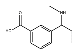 3-(methylamino)indane-5-carboxylic acid Structure