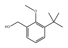 (3-(tert-butyl)-2-methoxyphenyl)methanol Structure