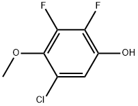 5-Chloro-2,3-difluoro-4-methoxyphenol Structure