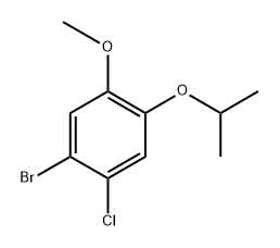 1-Bromo-2-chloro-4-isopropoxy-5-methoxybenzene Structure