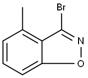 3-bromo-4-methyl-1,2-benzoxazole 구조식 이미지