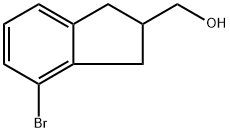 (4-Bromo-2,3-dihydro-1H-inden-2-yl)methanol Structure