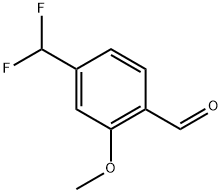 4-(Difluoromethyl)-2-methoxybenzaldehyde Structure