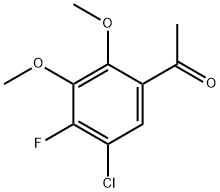 1-(5-Chloro-4-fluoro-2,3-dimethoxyphenyl)ethanone Structure
