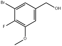 (3-Bromo-4-fluoro-5-methoxyphenyl)methanol Structure