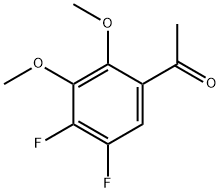 1-(4,5-Difluoro-2,3-dimethoxyphenyl)ethanone Structure
