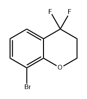 8-bromo-4,4-difluoro-3,4-dihydro-2H-1-benzopyran Structure