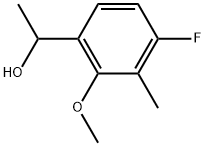 4-Fluoro-2-methoxy-α,3-dimethylbenzenemethanol Structure