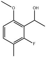1-(2-Fluoro-6-methoxy-3-methylphenyl)ethanol Structure