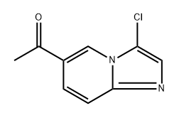 1-{3-chloroimidazo[1,2-a]pyridin-6-yl}ethan-1-one Structure