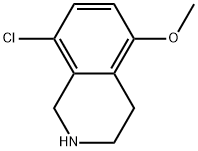 8-chloro-5-methoxy-1,2,3,4-tetrahydroisoquinoline Structure