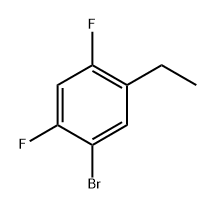 1-Bromo-5-ethyl-2,4-difluorobenzene Structure