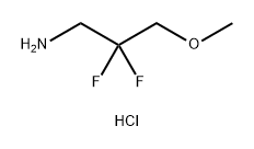 2,2-difluoro-3-methoxypropan-1-amine HCl 구조식 이미지