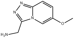 1-{6-methoxy-[1,2,4]triazolo[4,3-a]pyridin-3-yl}methanamine Structure