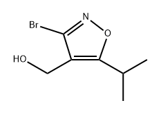 (3-Bromo-5-isopropylisoxazol-4-yl)methanol Structure