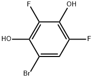 4-Bromo-2,6-difluoro-1,3-benzenediol Structure