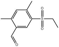 5-(Ethylsulfonyl)-2,4-dimethylbenzaldehyde Structure