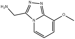 1-{8-methoxy-[1,2,4]triazolo[4,3-a]pyridin-3-yl}methanamine Structure