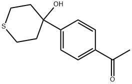 1-[4-(Tetrahydro-4-hydroxy-2H-thiopyran-4-yl)phenyl]ethanone Structure