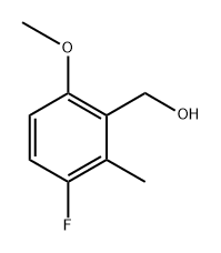 (3-Fluoro-6-methoxy-2-methylphenyl)methanol Structure