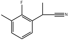 2-(2-FLUORO-3-METHYLPHENYL)PROPANENITRILE Structure