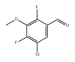 5-chloro-2,4-difluoro-3-methoxybenzaldehyde Structure