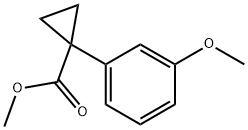 Methyl 1-(3-methoxyphenyl)cyclopropanecarboxylate Structure