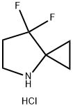 7,7-Difluoro-4-azaspiro[2.4]heptane hydrochloride 구조식 이미지