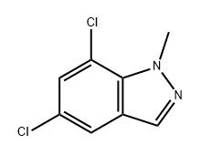 5,7-dichloro-1-methyl-1H-indazole 구조식 이미지