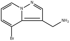 C-(4-Bromo-pyrazolo[1,5-a]pyridin-3-yl)-methylamine Structure