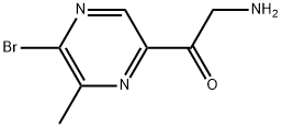 2-amino-1-(5-bromopyrazin-2-yl)ethan-1-one Structure