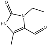 3-Ethyl-2,3-dihydro-5-methyl-2-oxo-1H-imidazole-4-carboxaldehyde Structure