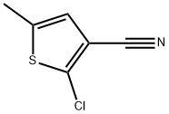 2-Chloro-5-methyl-3-thiophenecarbonitrile Structure