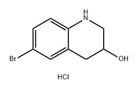 6-bromo-1,2,3,4-tetrahydroquinolin-3-ol hydrochloride Structure