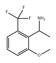 1-(2-methoxy-6-(trifluoromethyl)phenyl)ethan-1-amine Structure