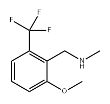 1-(2-methoxy-6-(trifluoromethyl)phenyl)-N-methylmethanamine Structure