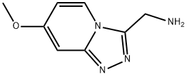 1-{7-methoxy-[1,2,4]triazolo[4,3-a]pyridin-3-yl}methanamine Structure