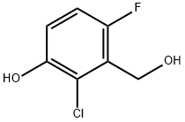 2-Chloro-4-fluoro-3-(hydroxymethyl)phenol Structure