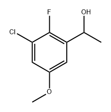 1-(3-Chloro-2-fluoro-5-methoxyphenyl)ethanol Structure