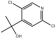 2,5-Dichloro-α,α-dimethyl-4-pyridinemethanol Structure