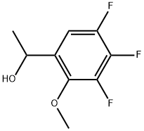 3,4,5-Trifluoro-2-methoxy-α-methylbenzenemethanol Structure