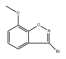 3-bromo-7-methoxy-1,2-benzoxazole 구조식 이미지