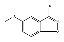 3-bromo-5-methoxy-1,2-benzoxazole 구조식 이미지