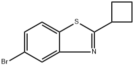 5-Bromo-2-cyclobutyl-benzothiazole Structure