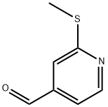 2-(Methylthio)-4-pyridinecarboxaldehyde Structure