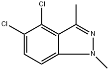 4,5-Dichloro-1,3-dimethyl-1H-indazole Structure