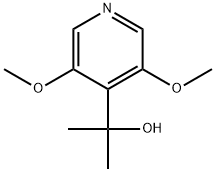 3,5-Dimethoxy-α,α-dimethyl-4-pyridinemethanol Structure