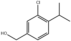 (3-Chloro-4-isopropylphenyl)methanol Structure