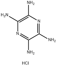 2,3,5,6-Pyrazinetetramine, hydrochloride (1:4) Structure